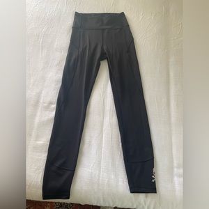 Lululemon SoulCycle in movement tights - rainbow skull